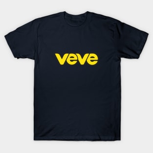 Veve Logo in Yellow and Black T-Shirt